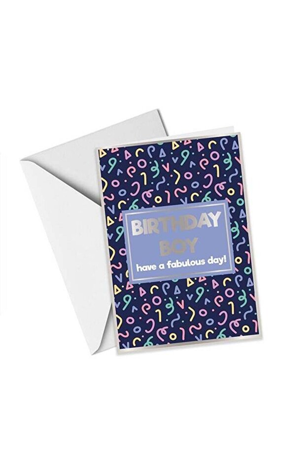 Birthday Boy Greeting Card – Celebrate His Special Day in Style