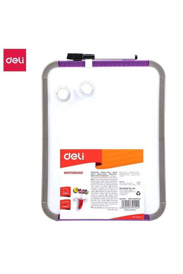 Deli Magnetic Drawing Board - 279x216x22mm, Assorted Colors, E39154