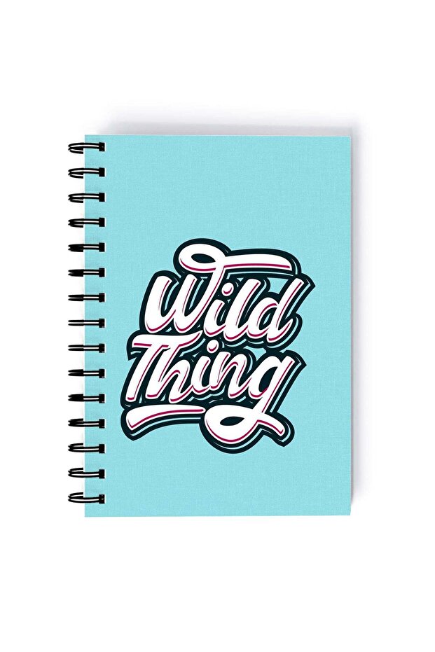 Wild Thing Rectangle Spiral A4 Notebook Multicolour