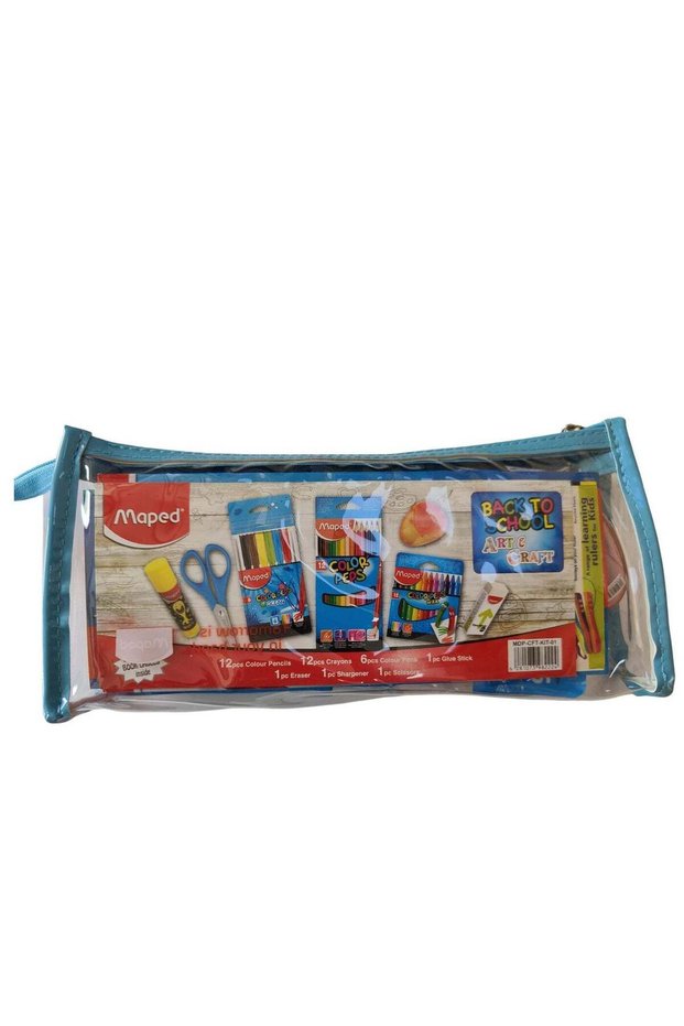Maped All In One School Stationery Value Pack (Set of 7)Assorted Colors