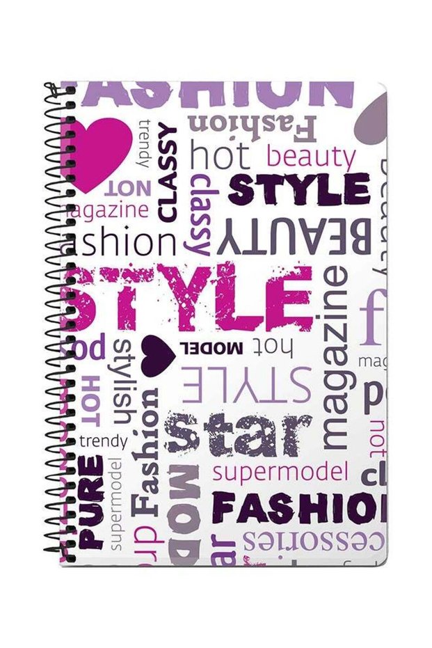 Fashion Statement A5 Spiral Notebook Multicolour