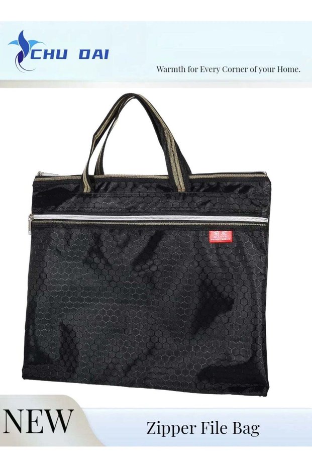 Waterproof Zipper File Bag, Documents Books Tools Storage Zip Pouch