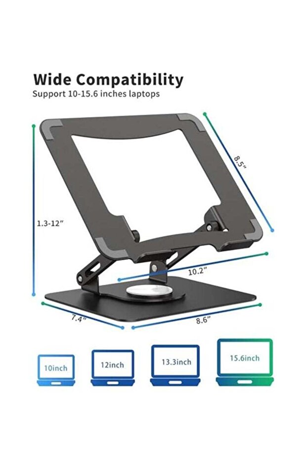 Foldable laptop stand tablet desktop lifting height and angle adjustable heightening heat dissipati