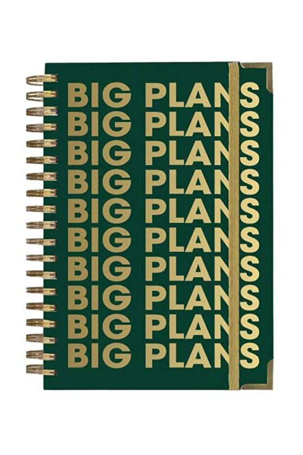 Big Plans Notebook, Spiral, Gifting multicolour