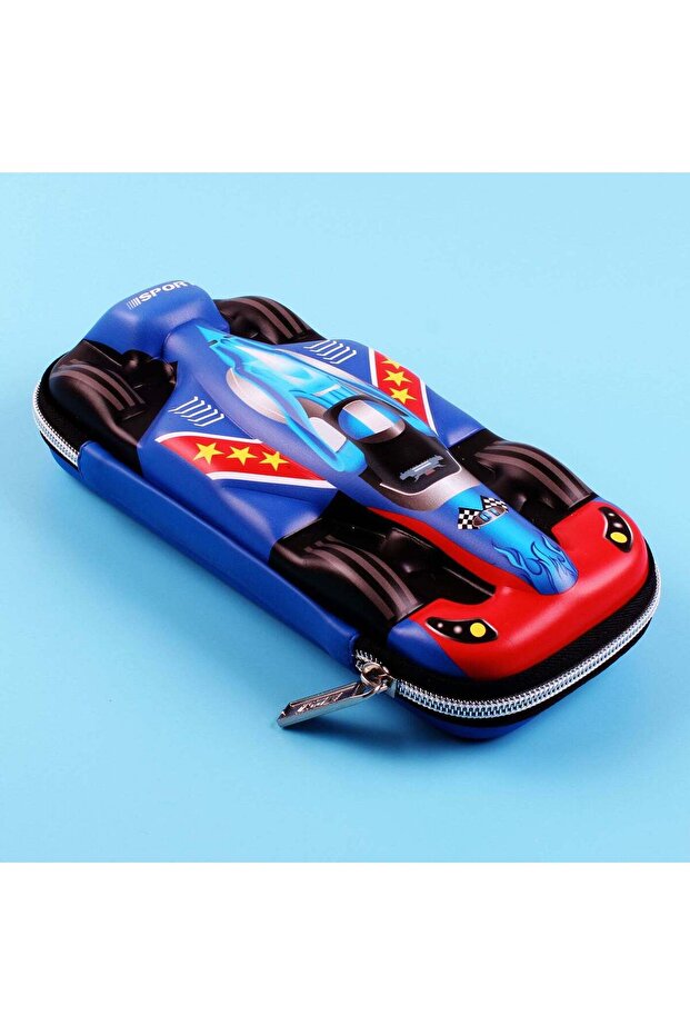 Creative 3D Car Pencil Case for Kids Large Capacity Cars-Dark Blue
