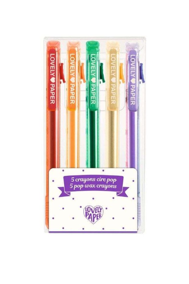5 Pop Wax Crayons