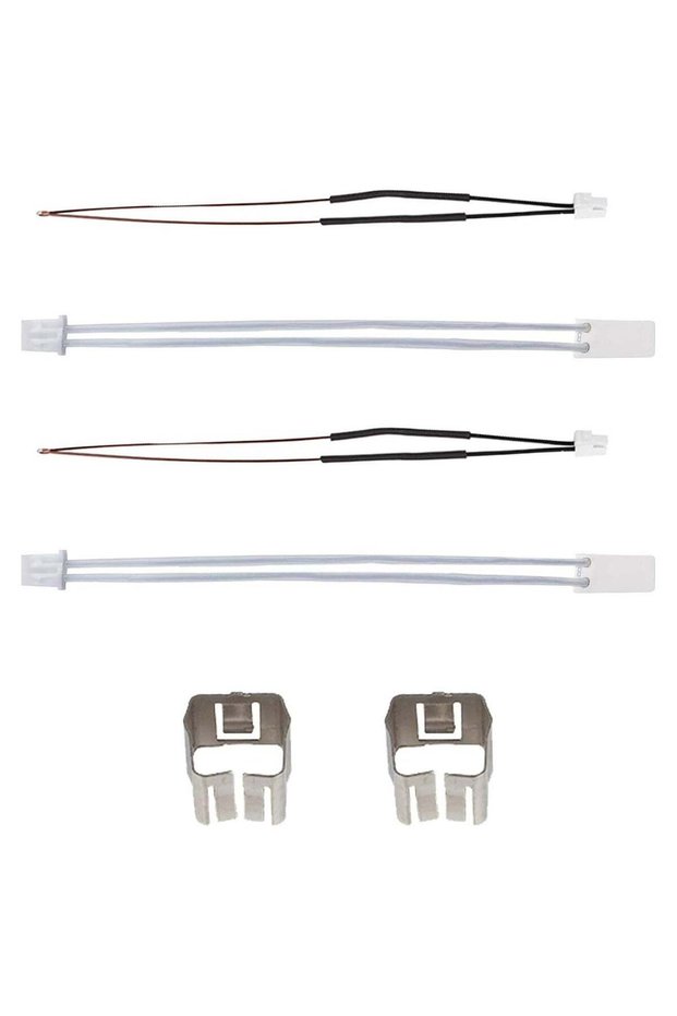 2 Pack Ceramic Heater and Thermistor for X1, 3D Printer Accessories 24V 48W Ceramic Heater 300℃ Hig