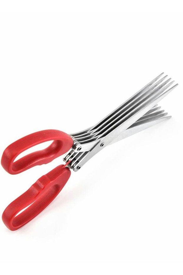 Shredder Scissors, Herb Scissors, Multipurpose 5 Blade Kitchen Herb Shears Herb Cutter for Chopping
