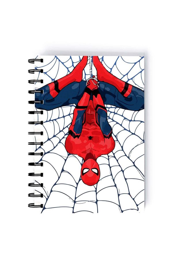 Spiral A4 Notebook Spider Man Comic Strip Scene Avengers Peter Parker MCU