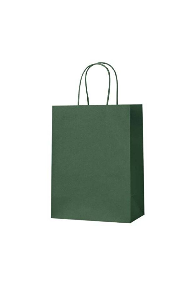 Green Paper Party Bags - Pack of 8
