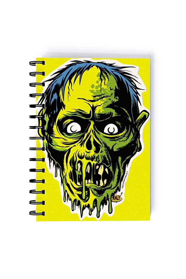 Spiral A5 Notebook Undead Neon Zombie