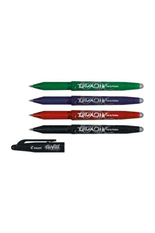 4-Piece Frixion Erasable Rollerball Pen Multicolour