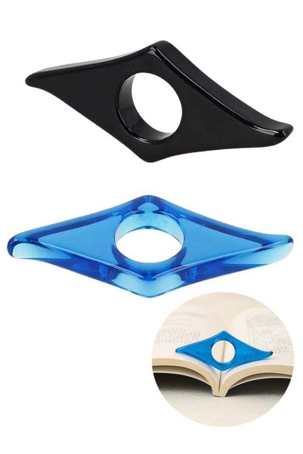 2 Ergonomic Book Page Holder for Reading | Durable Resin Book Opener Holder – Perfect Book Lovers