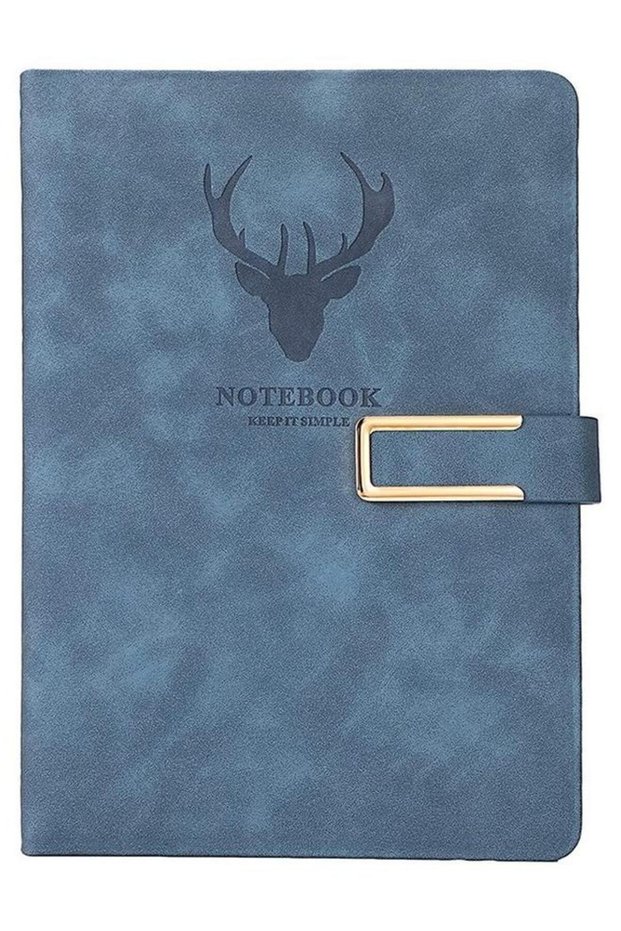 Notebook Journal, A5 Buckle Leather Ruled Notebooks 360 Pages Diary 100gsm Thick Paper Hardcover No