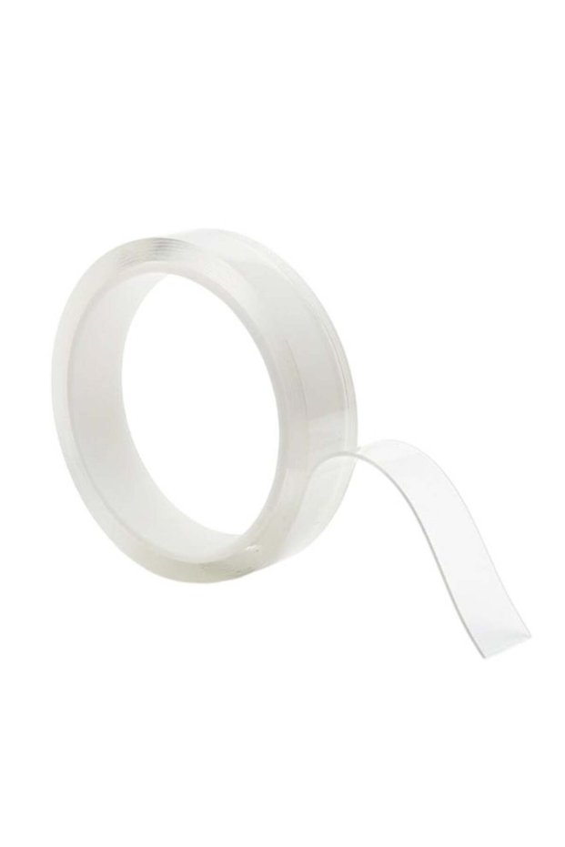 Nano Tape 1 Meter | Double-Sided Transparent Gel Adhesive Tape | Washable & Reusable Strong Mountin