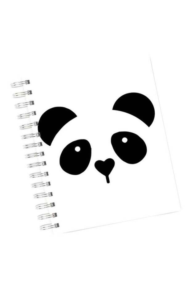 Panda Hard Cover Spiral Notebook