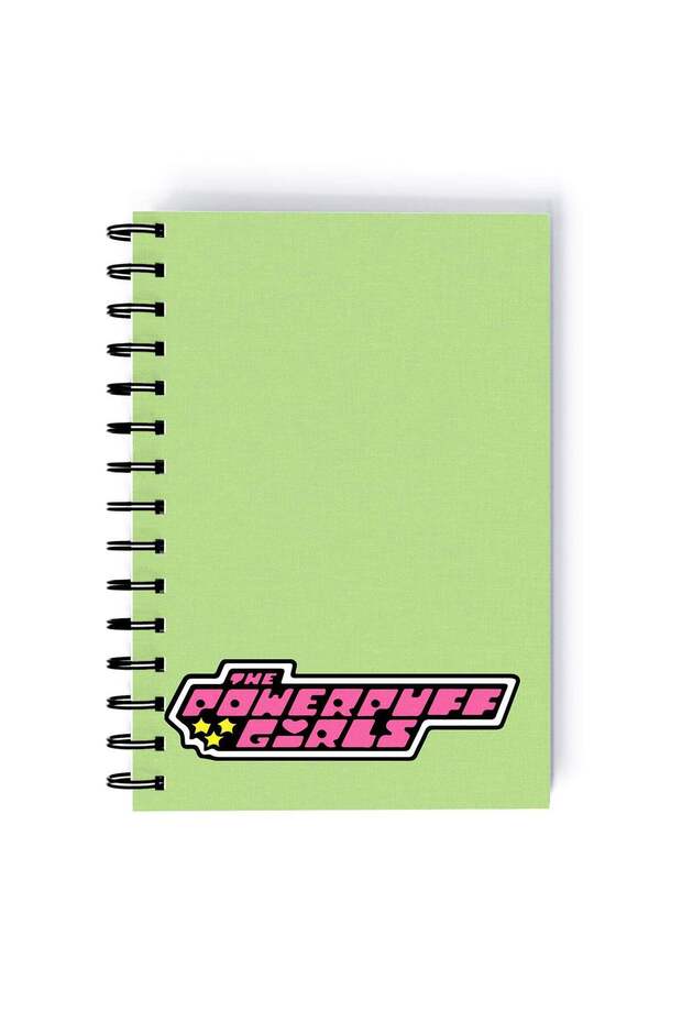 Sugar Spice And Everything Nice Printed Spiral A5 Notebook Pink/White