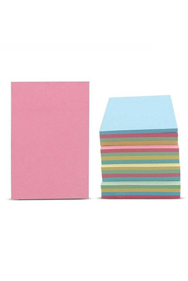 4 Pads Sticky Notes 76 x 50mm, 400 Sheets, 4 Color Sticky Note Pads