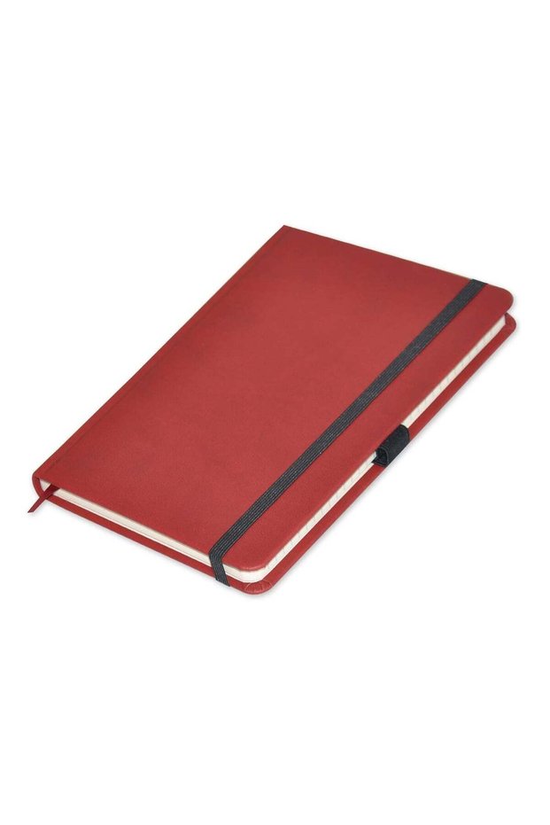 FIS Italian PU Cover Notebook, Size 13x21CM,,Single Line,96 Sheets,Ravenna,Maroon -FSNBEX13X21RMR