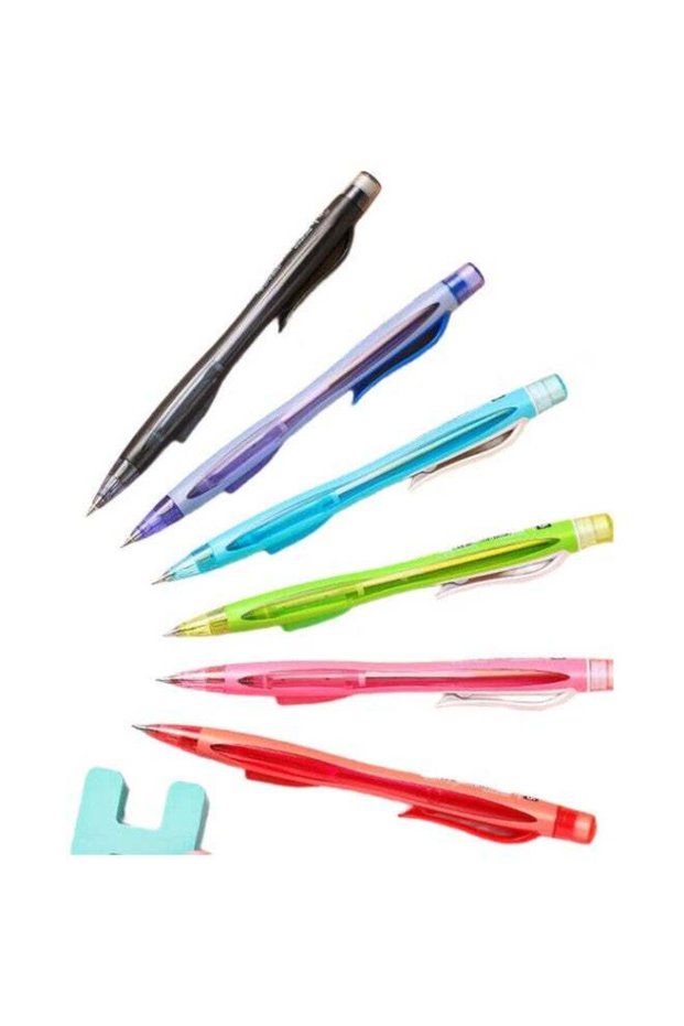 Mitsubishi (Uni) Student Mechanical Pencil M5-228, Side-Press Lead Extraction, With Eraser, Pink, S