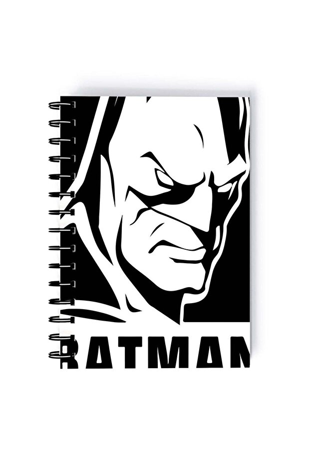 Spiral A5 Notebook Batman Gotham Black and White Dark Knight