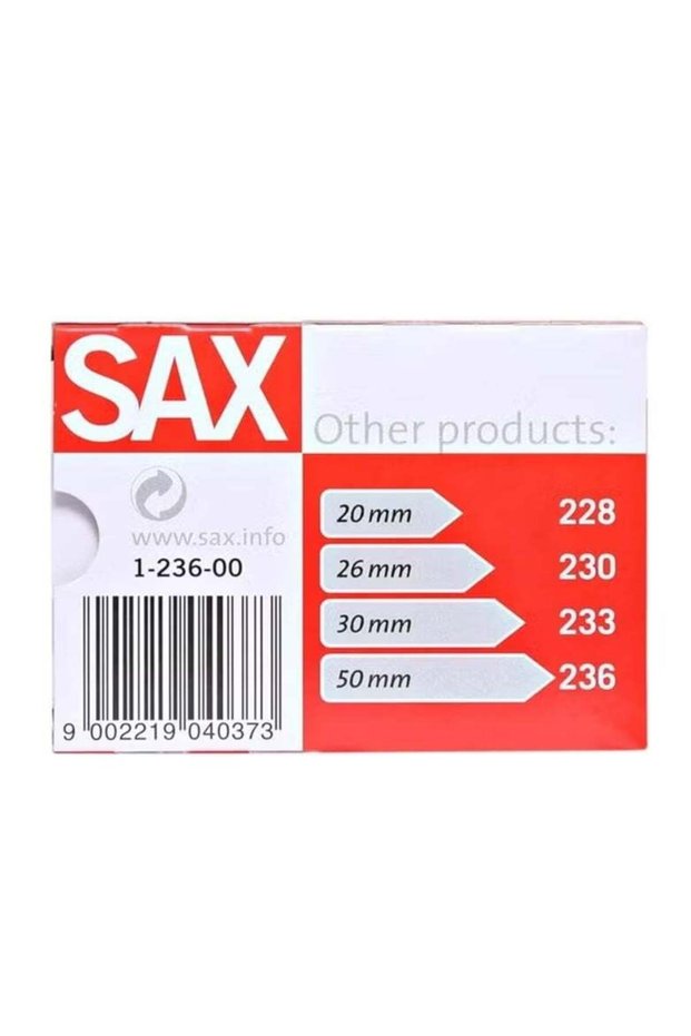 Sax 236 Paper Clips 100 Pieces - 236 50MM