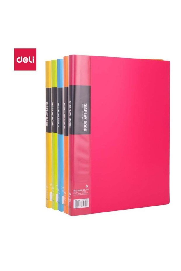 Deli E5032 A4 Display Book – 20 Pages Assorted