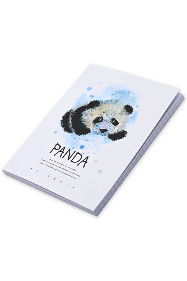 FIS Pack Of 5 Soft Cover Notebook, 96 Sheets A5 Panda Design 6 -FSNBSCA596-PAN6
