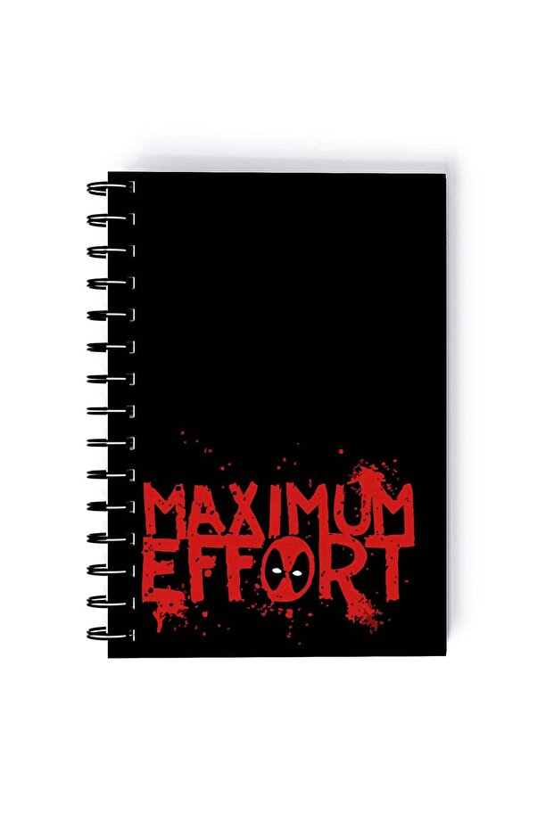Spiral A5 Notebook Deadpool Maximum Effort Ryan Reynolds Dead Pool