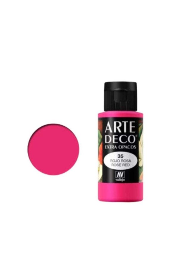 Art Deco 60ml Rose Red – Premium Acrylic Paint for Crafts, Furniture & Decorative Projects