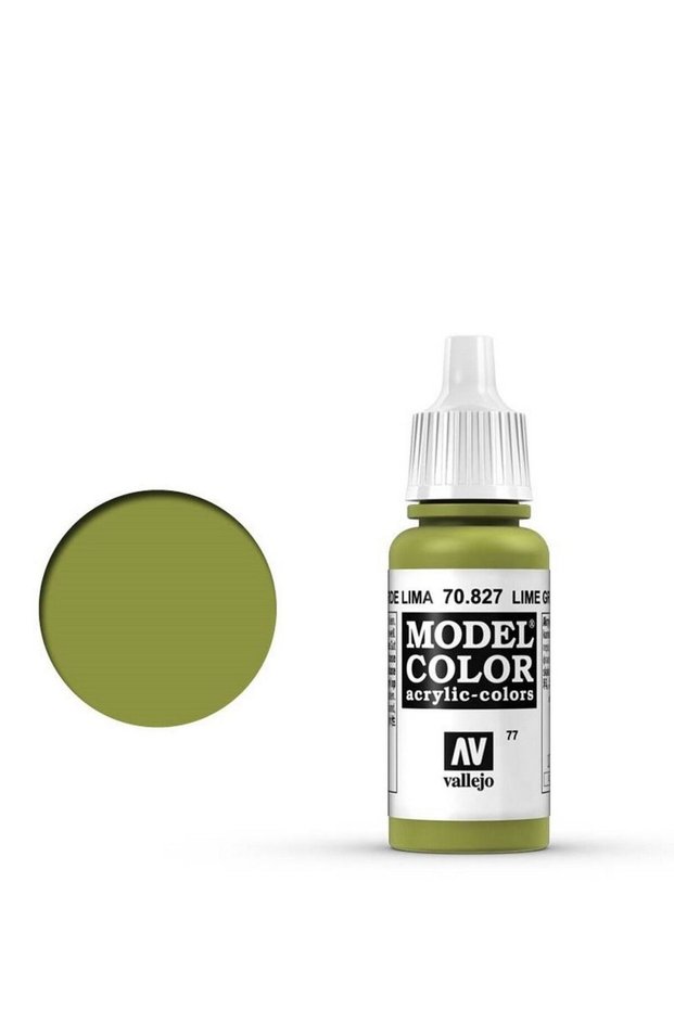 Model Color 827 Lime Green 18ml Bottle Acrylic Paint for Miniatures and Scale Figures