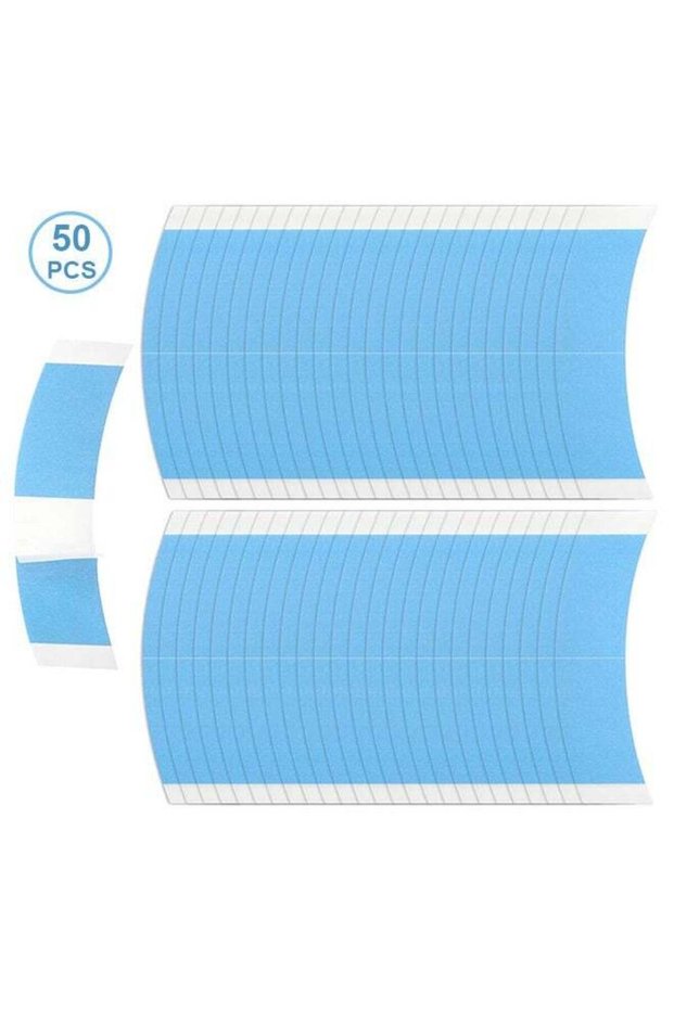 50Pcs Double Sided Wig Tape for Wigs, Waterproof Lace Wigs Adhesive Tape, Wig Tape for Lace Wigs Ha