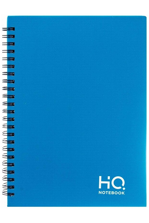 A4 Size Wire Bound Hard Cover Notebook With 160 Pages Blue