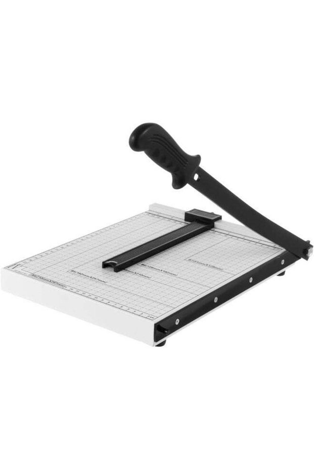 Paper Cutter 12Inch A4-B7 Paper Cutter, Heavy Duty Paper Slicer With Guide Bar And Safety Blade Loc