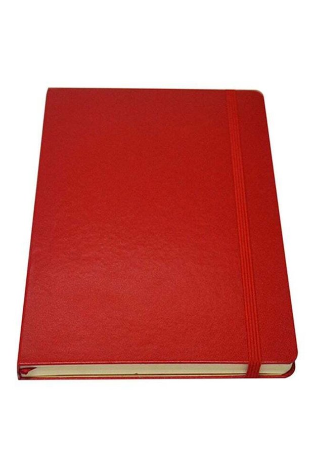 A5 Lined Notebook Red