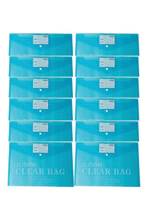 12-Piece Document Bag Set Blue