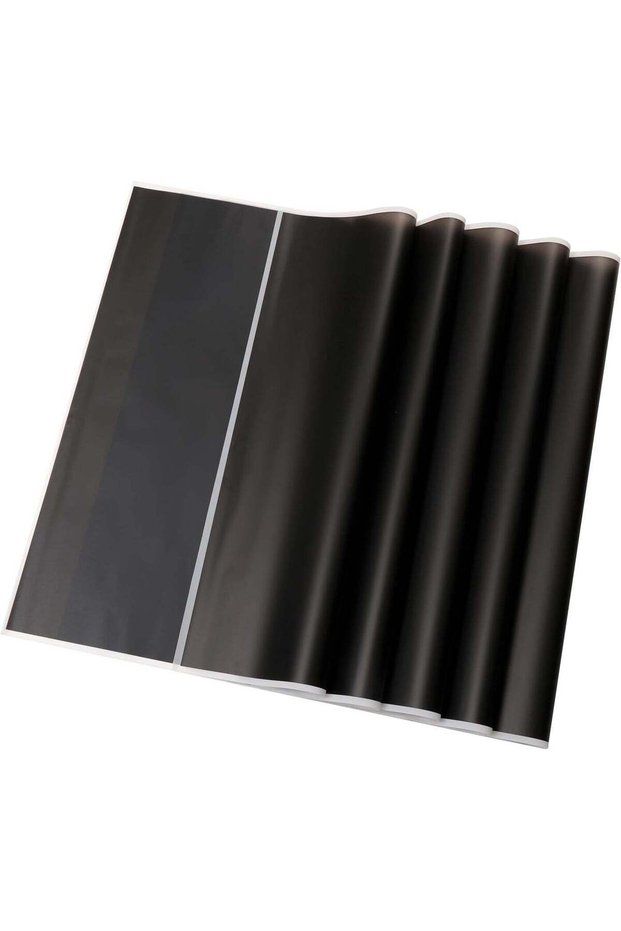 Red Dot Gift 20 Sheets Waterproof Flower Wrapping Paper with Black-White Edge