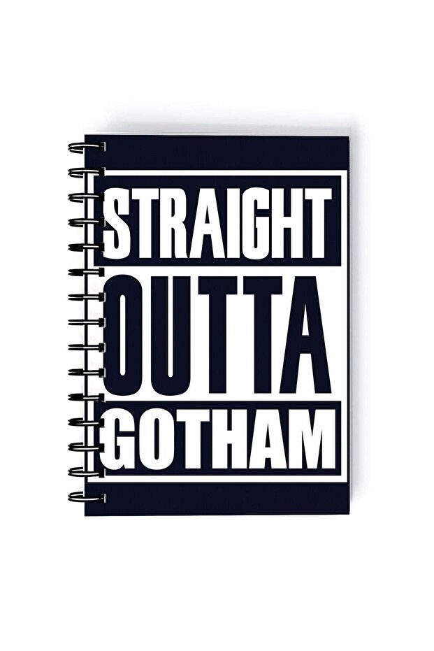 Spiral A5 Notebook Batman Gotham Straight Outta Gotham Dark Knight