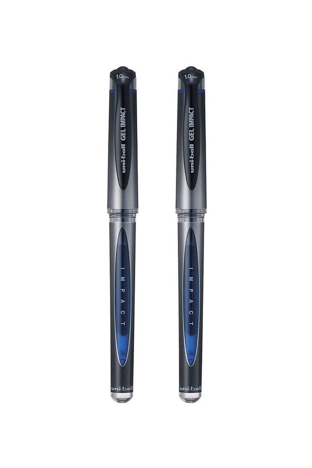 2-Piece Gel Impact Broad Gel Pen 1.0mm Tip Multicolour