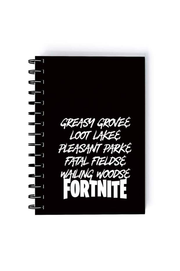 Spiral A5 Notebook Fortnite Epic Games Maps Gaming Gear