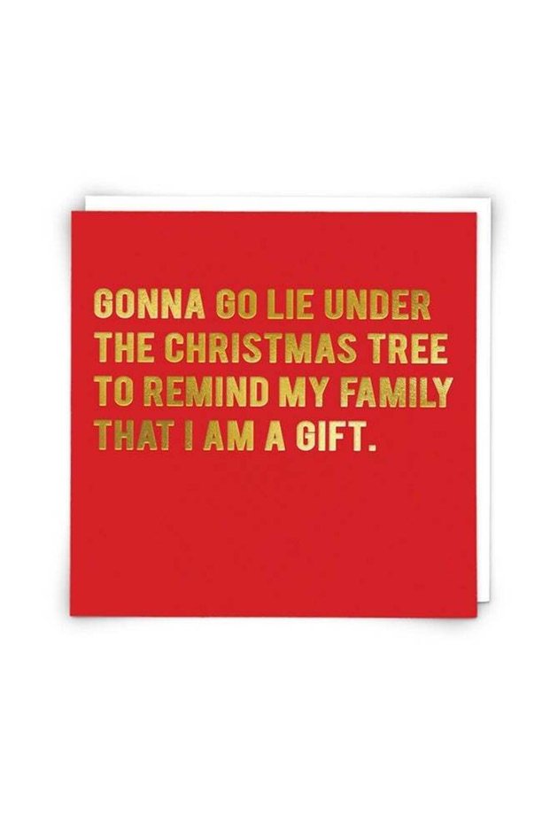 Lie Under, Christmas Greeting Card