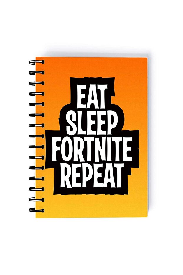Spiral A5 Notebook Fortnite Gaming Gear Epic Games Eat Sleep Repeat