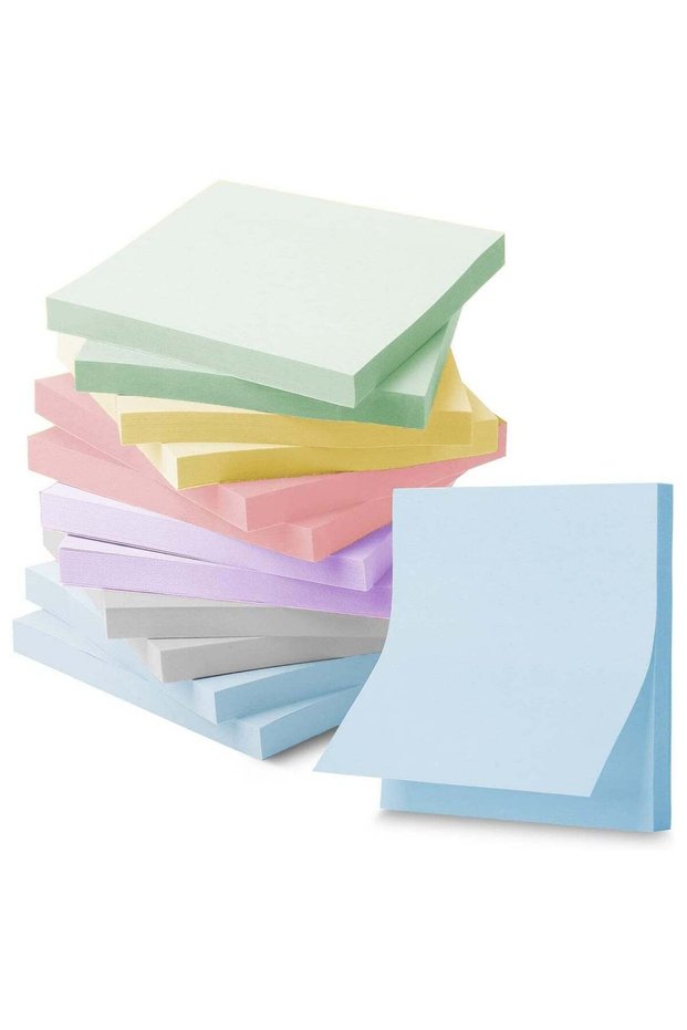 Sticky Notes, 6 Pads, 3”x3”, 600 Sheets Total,Morandi Colors Sticky Notes, Post It Notes Colorful,