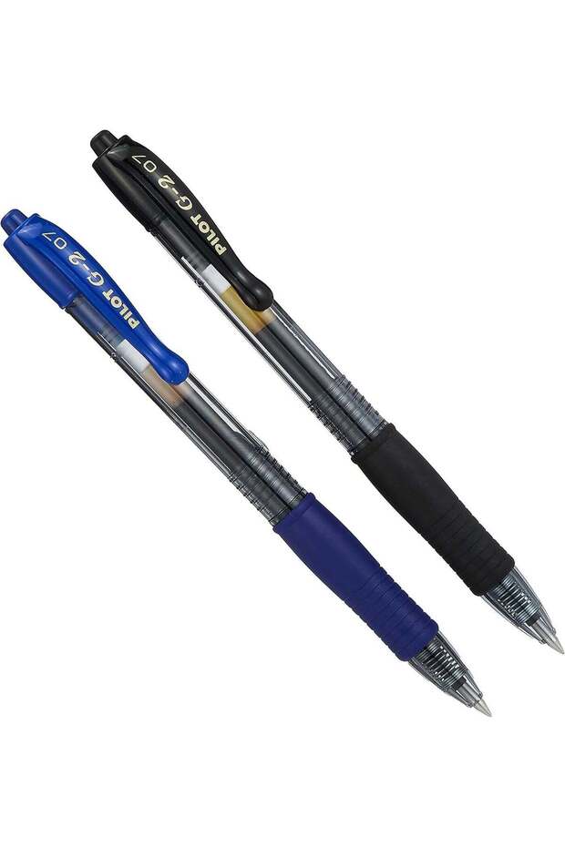 Pilot G-2 Fine Retractable Gel Pen, 0.7 mm Size, Blue/Black
