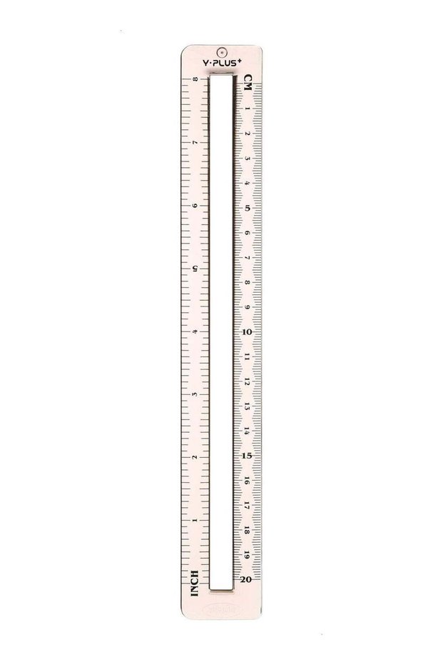 Y Plus Rx1304 Mid Ruler - Assorted colors- 20 Cm