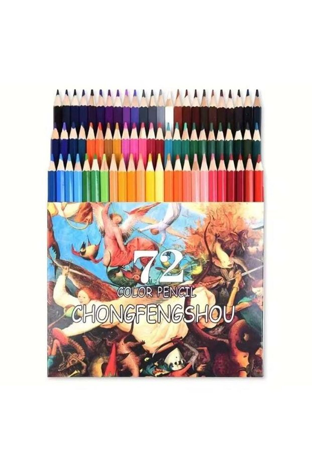 72 Colored Pencils for Adult Coloring Books, Soft Core Artist Sketching Drawing Pencils, Drawing Su
