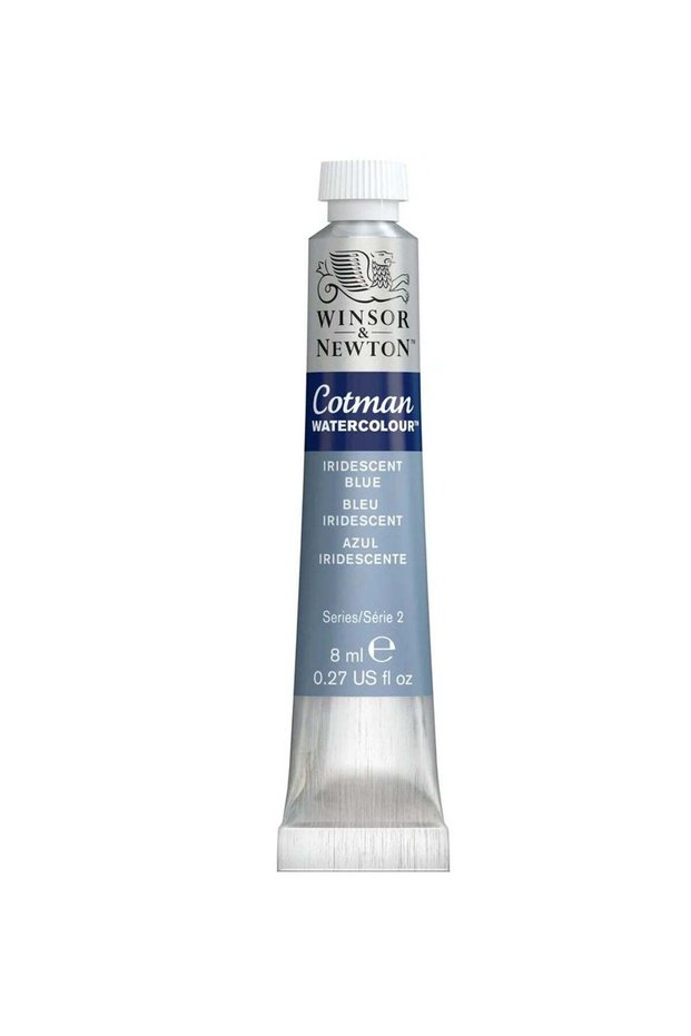 Cotman Watercolour Paint Tube 8ml Content Iridescent Blue
