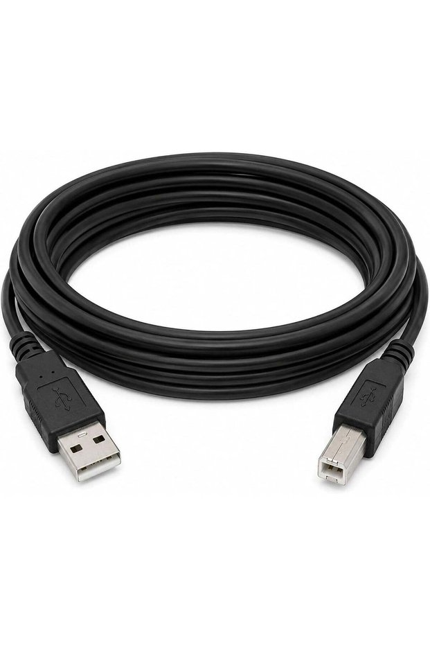 USB 2.0 Printer Cable 10M, Type-A to Type-B High-Speed 480Mbps Cord, Flexible PVC Jacket, Compatibl