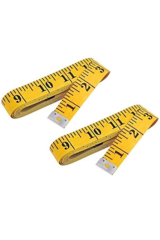 Soft Fiberglass Tape Measure 3 m, 2 Pack Sewing Tailor Measuring Tape, Double Scale Body Measuring