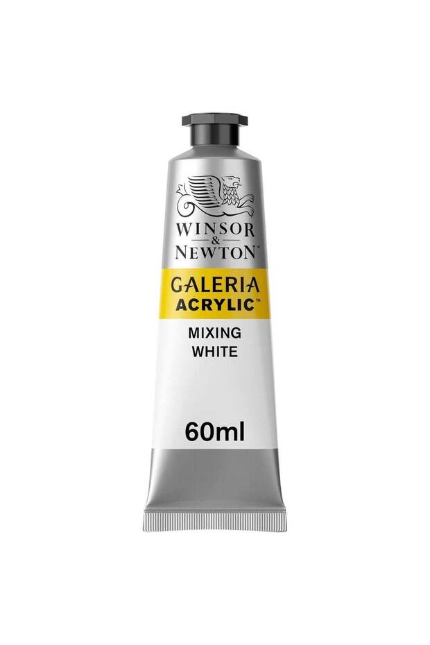 Galeria Acrylic Colour Paint Tube 60ml Content Mixing White